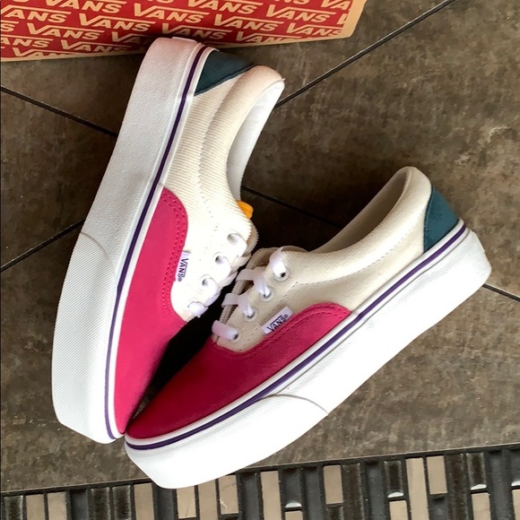 Vans Shoes - VANS ERA PLATFORM MINI CORD MULTI/TRUE WHITE WMNS